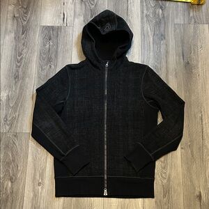 Vintage Lululemon Black Zip-Up Hoodie Sweater